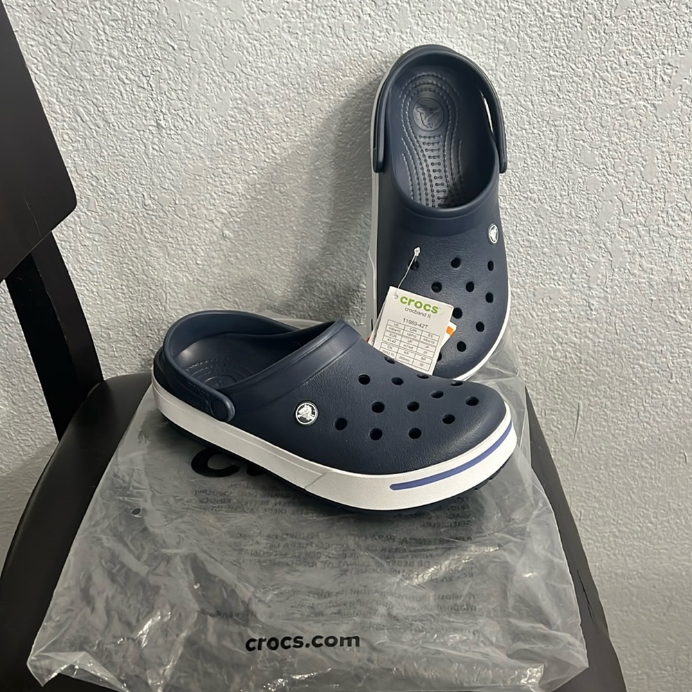 New Crocband II Navy
